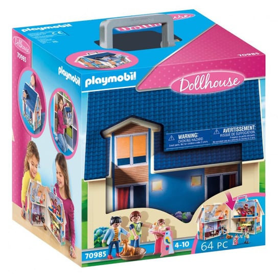 PLAYMOBIL, Przenośny domek dla lalek, 70985 Playmobil