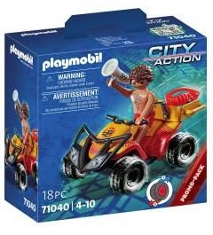 PLAYMOBIL, Quad ratownika, 71040 Playmobil