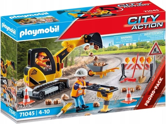 PLAYMOBIL, Roboty drogowe, 71045 Playmobil