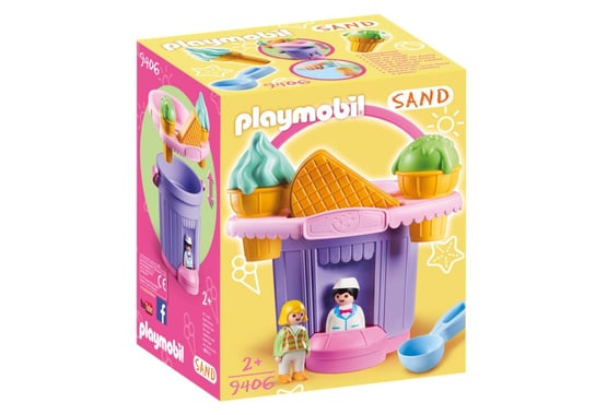 Playmobil Sand, wiaderko do piasku Lodziarnia, 9406 Playmobil