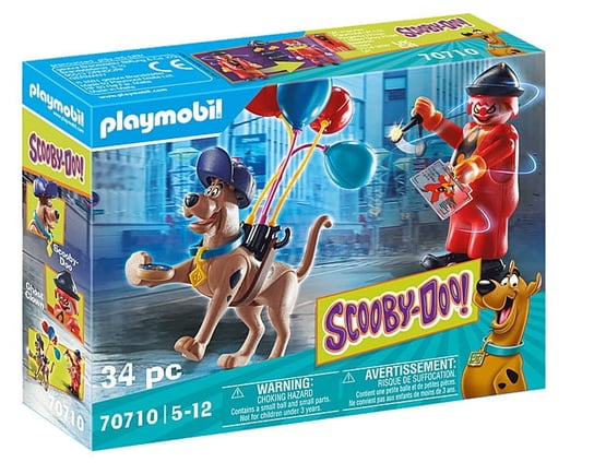 Playmobil, Scooby-Doo, Klocki, Przygoda Z Ghost Clown 70710 Playmobil