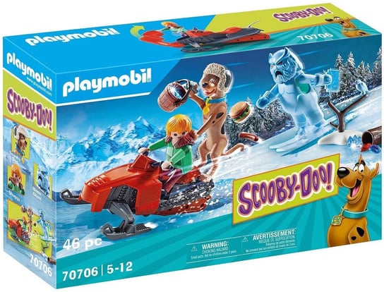 Playmobil, Scooby-Doo, Klocki, Przygoda Z Snow Ghost 70706 Playmobil