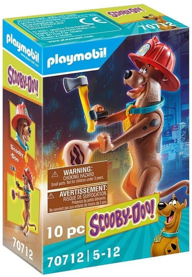 Playmobil, Scooby-Doo, Klocki, Strażak 70712 Playmobil