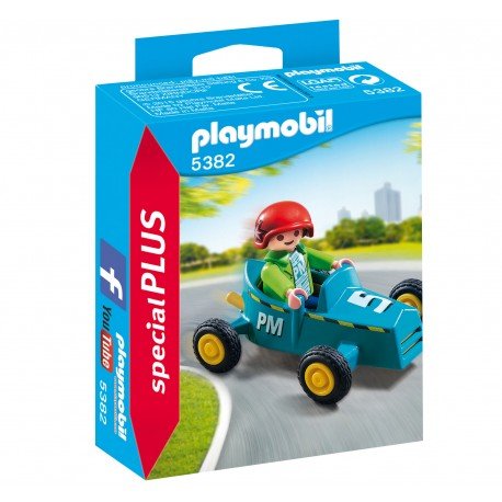 Playmobil Special Plus, klocki Chłopiec z gokartem, 5382 Playmobil