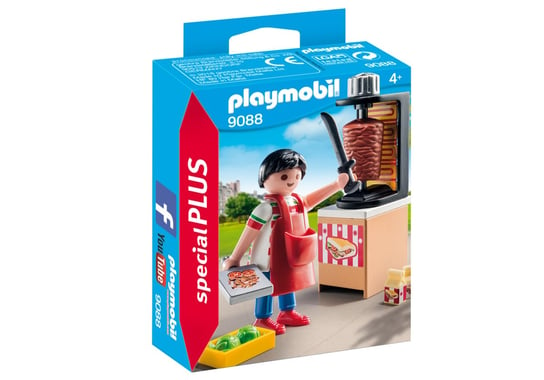 Playmobil Special Plus, klocki Sprzedawca kebabów, 9088 Playmobil