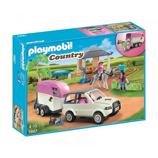 Playmobil, Stajnia z przewozem dla konia Playmobil