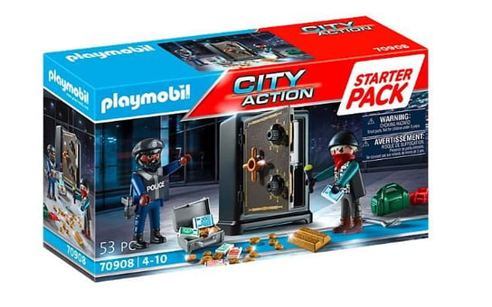 PLAYMOBIL, Starter Pack Włamanie do sejfu, 70908 Playmobil
