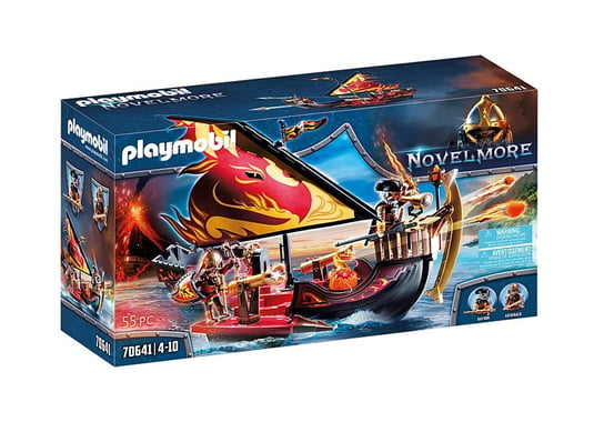 PLAYMOBIL, Statek ognia Wojowników Burnham, 70641 Playmobil