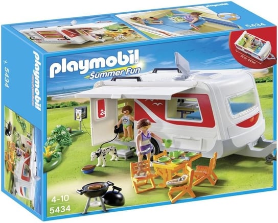Playmobil Summer Fun, klocki Przyczepa kempingowa, 5434 Playmobil