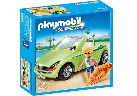 Playmobil Summer Fun, klocki Surfer z kabrioletem, 6069 Playmobil