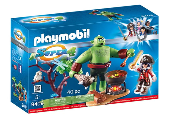 Playmobil Super 4, klocki Ogr olbrzym z Ruby, 9409 Playmobil