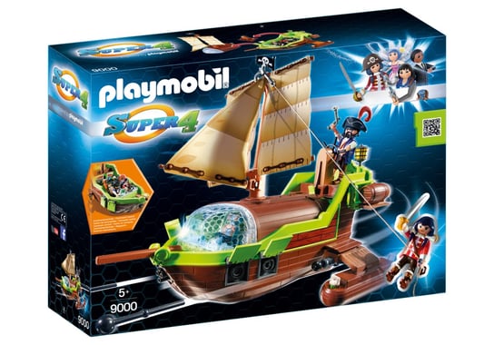 Playmobil Super 4, klocki Pirat Chameleon z Ruby, 9000 Playmobil