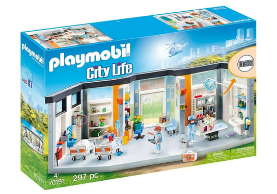 PLAYMOBIL, Szpital z wyposażeniem, 70191 Playmobil