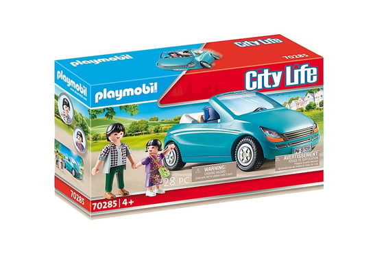 Playmobil, Tata I Dziecko W Kabriolecie 70285 4+ Playmobil Playmobil