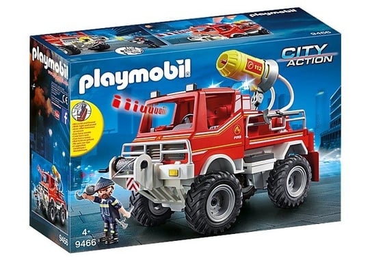 PLAYMOBIL, Terenowy wóz strażacki, 9466 Playmobil