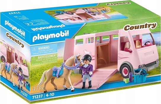 PLAYMOBIL, Transporter koni, 71237 Playmobil