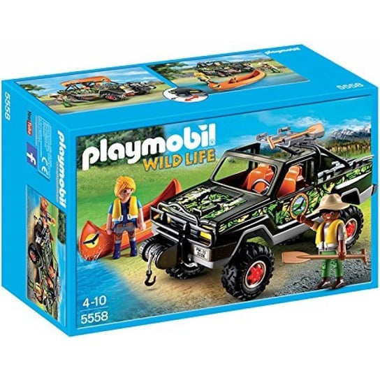 Playmobil Wild Life, klocki Przygoda z samochodem terenowym, 5558 Playmobil