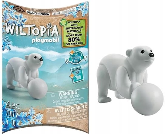 PLAYMOBIL, Wiltopia - Mały niedźwiedź polarny, 71073 Playmobil