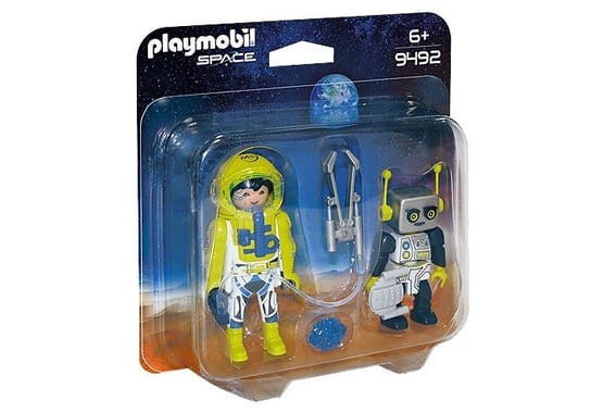Playmobil, zestaw figurek Duo Pack Astronauta i Robot Playmobil