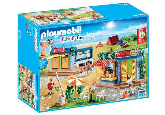 Playmobil, zestaw figurek Duży plac kempingowy Playmobil
