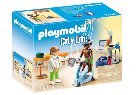 Playmobil, zestaw figurek Fizjoterapeuta, 70195 Playmobil