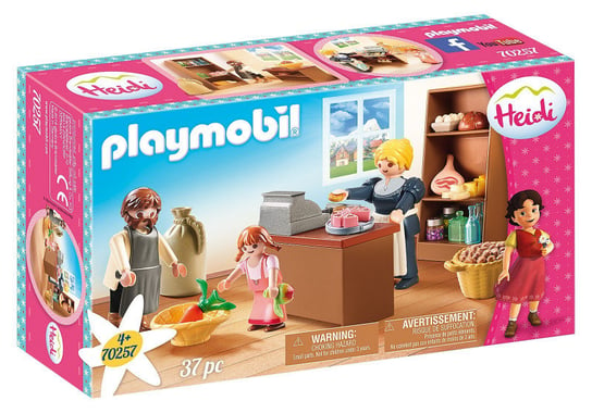 Playmobil, zestaw figurek Heidi Wiejski sklep rodzinny Keller Playmobil