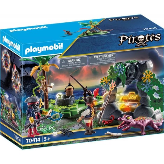 Playmobil, zestaw figurek Kryjówka skarbów piratów Playmobil
