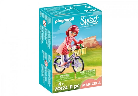 Playmobil, zestaw figurek Maricela z rowerem Playmobil