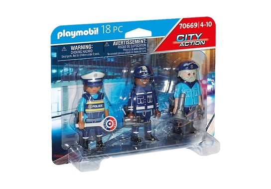 PLAYMOBIL, Zestaw figurek: Policjanci, 70669 Playmobil