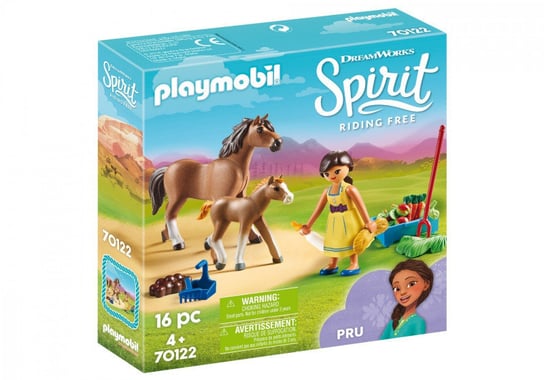 Playmobil, zestaw figurek Pru z koniem i źrebakiem Playmobil