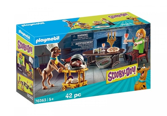 Playmobil, zestaw figurek Scooby-Doo Kolacja z Shaggy, 70363 Playmobil
