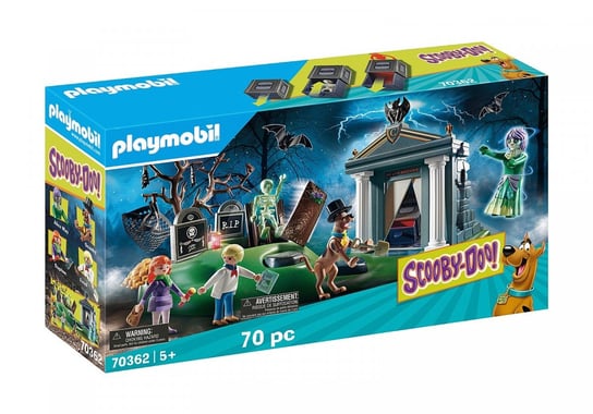 Playmobil, zestaw figurek Scooby-Doo Przygoda na cmentarzu, 70362 Playmobil