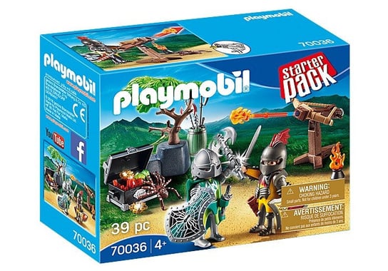 Playmobil, zestaw figurek Starter Pack Bitwa rycerzy o skarb Playmobil