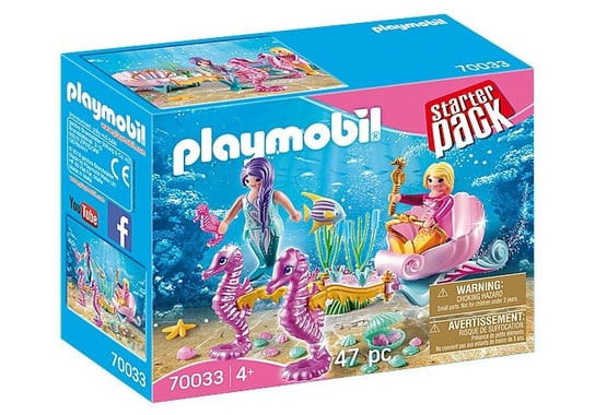 Playmobil, zestaw figurek Starter Pack Karoca z konikami wodnymi Playmobil