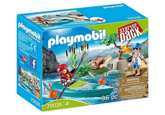 Playmobil, zestaw figurek Starter Pack Kurs pływania kajakiem Playmobil