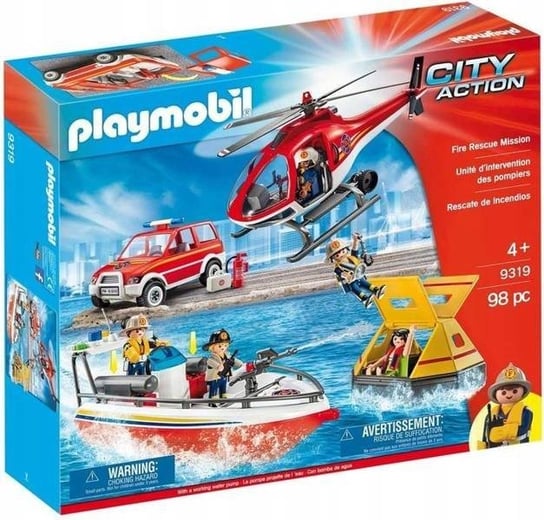 Playmobil, zestaw Misja Ratownicza Straży Pożarnej Playmobil