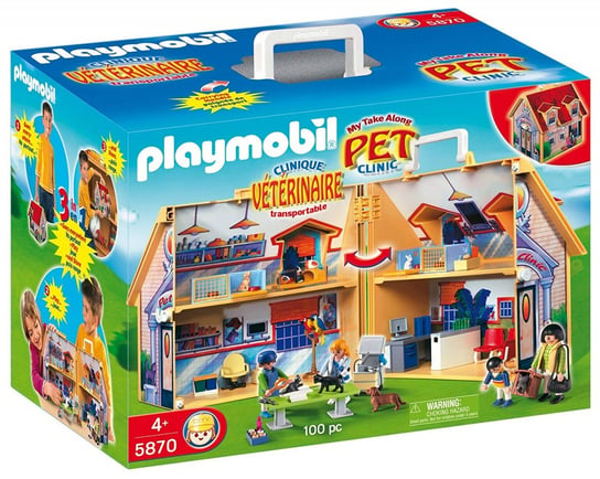 Playmobile, klocki Klinika dla zwierząt Playmobil