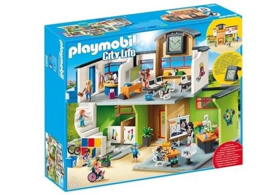 Playmobile, klocki Szkoła z wyposażeniem, 9453 Playmobil