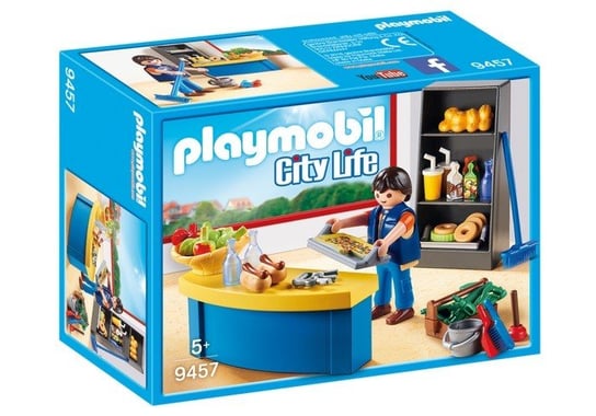 Playmobile, klocki Woźny w sklepiku Playmobil