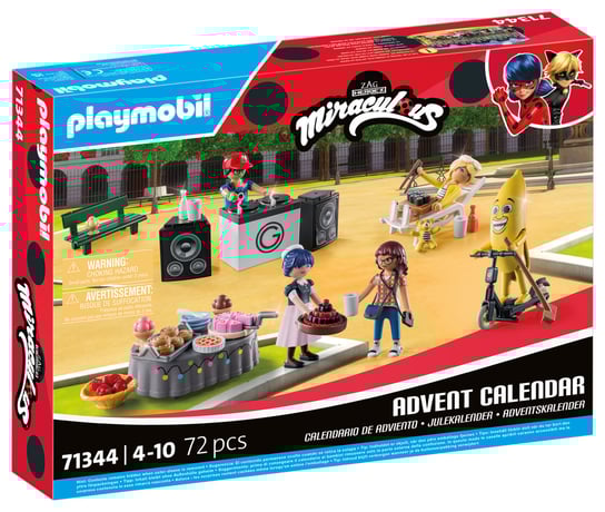 PLAYMOBILKalendarz adwentowy Miraculous: Piknik w Paryżu71344 Playmobil