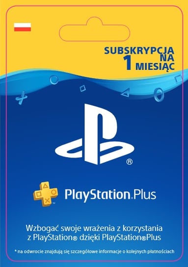 PlayStation Plus - 1 miesiąc PlayStation Network