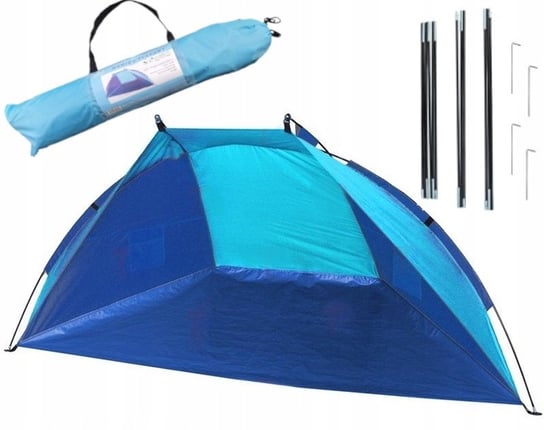 Plażowy namiot niebieski 220 x 115 x 115 cm 9729 MONA