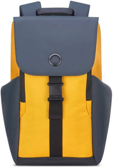 Plecak antykradzieżowy Delsey Securflap 21L Żółty DELSEY