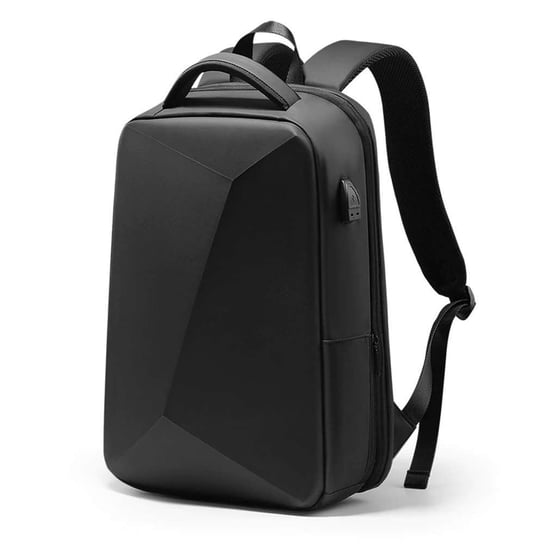 Plecak antykradzieżowy Fenruien na laptopa do 15.6" z portem USB wodoodporny Czarny 4kom.pl