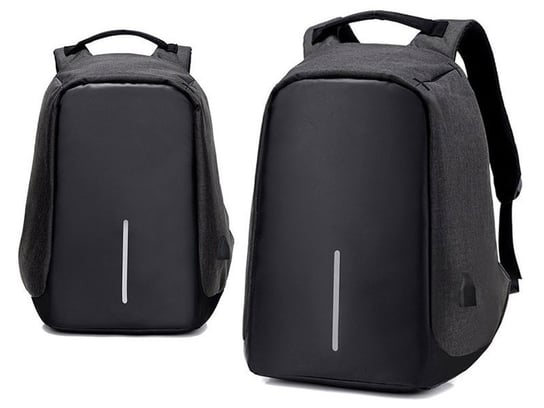 Plecak antykradzieżowy sportowy Alogy na laptopa z portem USB Czarny Alogy