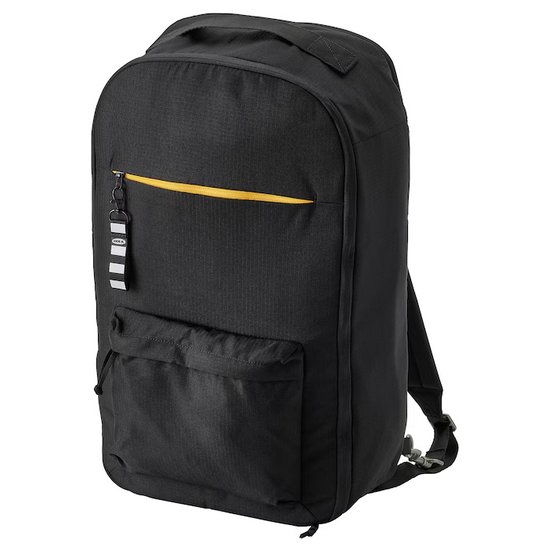Plecak bagaż podróżny sportowy czarny 36l Varldens Ikea