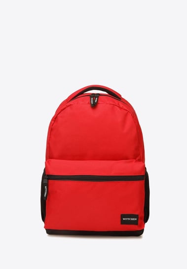Plecak basic duży czerwono-czarny WITTCHEN