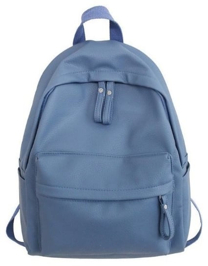 Plecak Damski Młodzieżowy Skórzany Do Pracy Szkoły Niebieski Inna marka