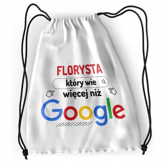 Plecak Dla Florysty Sportowy Szkolny Worek Torba z Nadrukiem ze Zdjęciem Inna marka