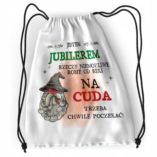 Plecak Dla Jubilera Sportowy Szkolny Worek Torba z Nadrukiem ze Zdjęciem Inna marka